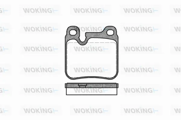 Brake Pad Set, disc brake (P2743.00)