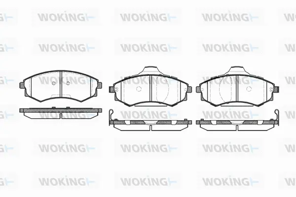 Brake Pad Set, disc brake (P2183.05)