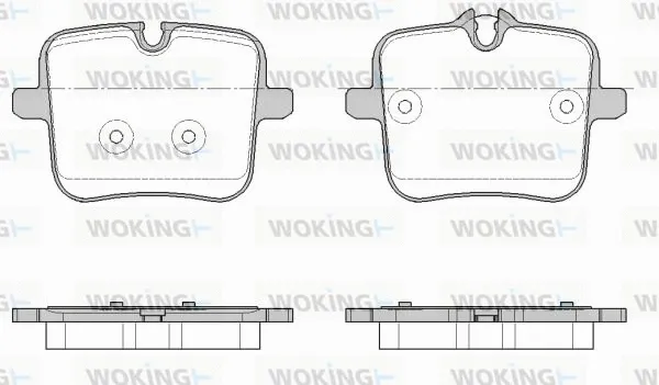 Brake Pad Set, disc brake (P18543.00)