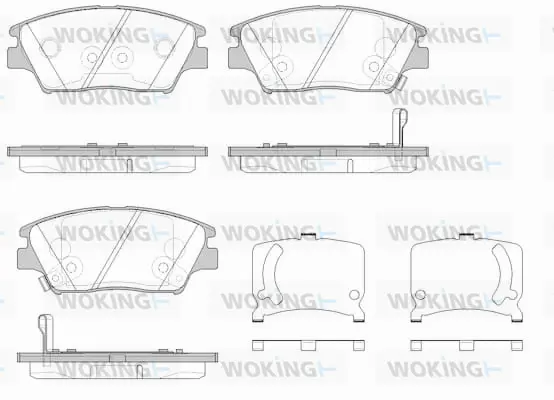Brake Pad Set, disc brake (P19243.02)