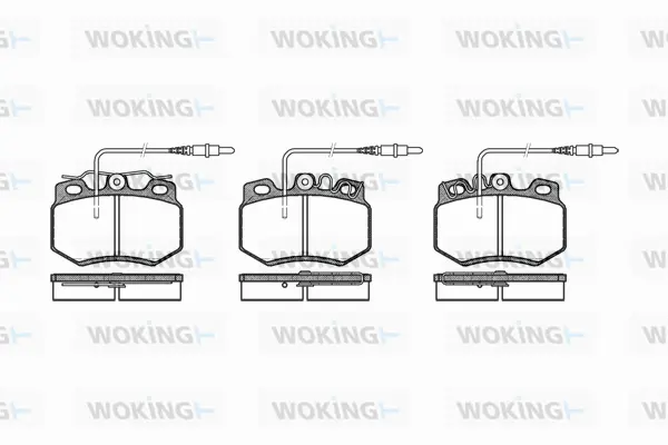 Brake Pad Set, disc brake (P0703.34)
