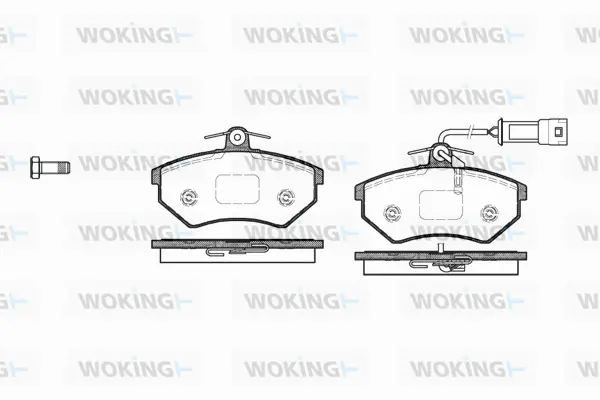 Brake Pad Set, disc brake (P0343.52)