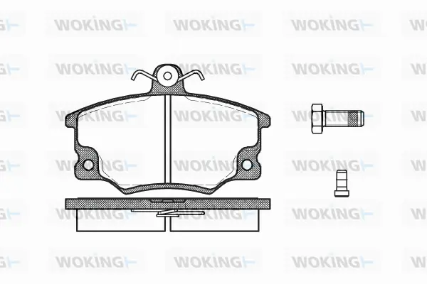 Brake Pad Set, disc brake (P0463.14)