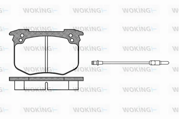 Brake Pad Set, disc brake (P1303.02)
