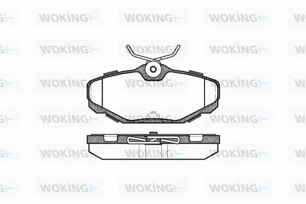 Brake Pad Set, disc brake (P5553.00)