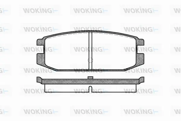 Brake Pad Set, disc brake (P3173.00)
