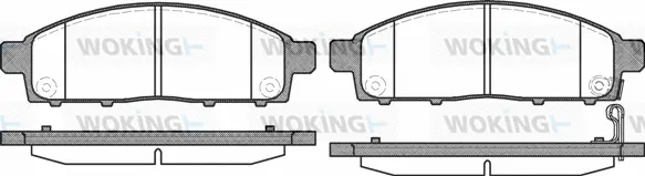 Brake Pad Set, disc brake (P13423.00)