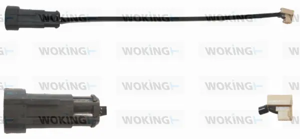 Warning Contact, brake pad wear (001134)