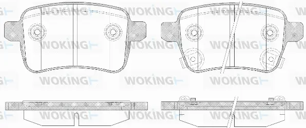 Brake Pad Set, disc brake (P15503.12)