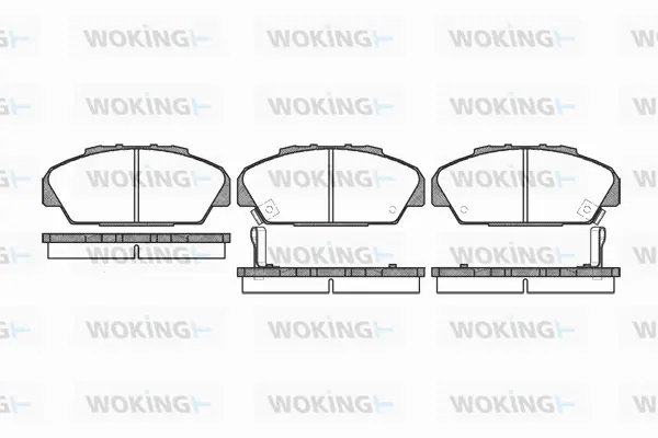 Brake Pad Set, disc brake (P2713.02)