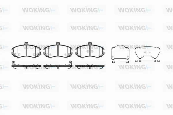 Brake Pad Set, disc brake (P10943.02)