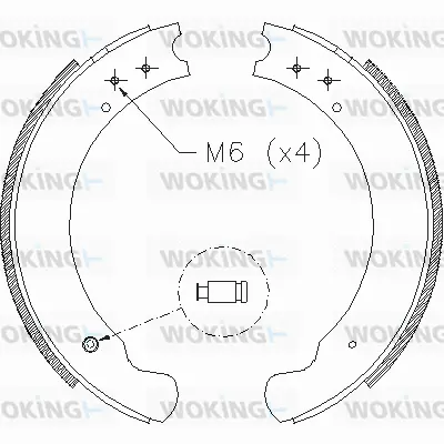 Brake Shoe (Z4284.00)