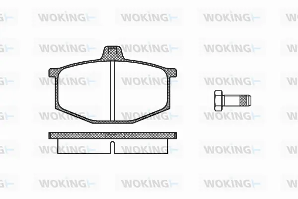Brake Pad Set, disc brake (P1603.00)