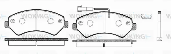 Brake Pad Set, disc brake (P13753.12)