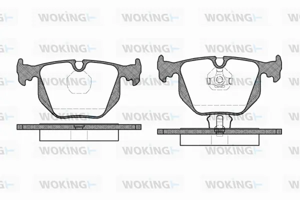 Brake Pad Set, disc brake (P2813.00)