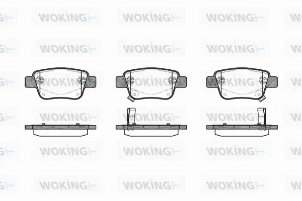 Brake Pad Set, disc brake (P11473.02)