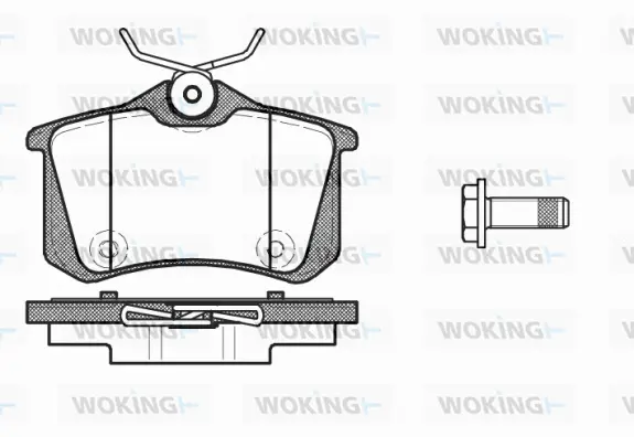 Brake Pad Set, disc brake (P12913.10)