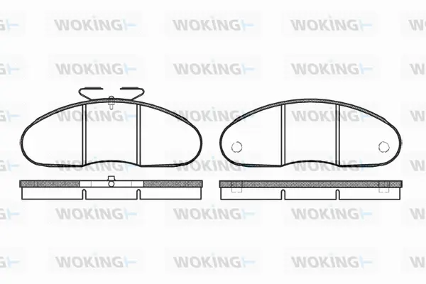 Brake Pad Set, disc brake (P1483.00)