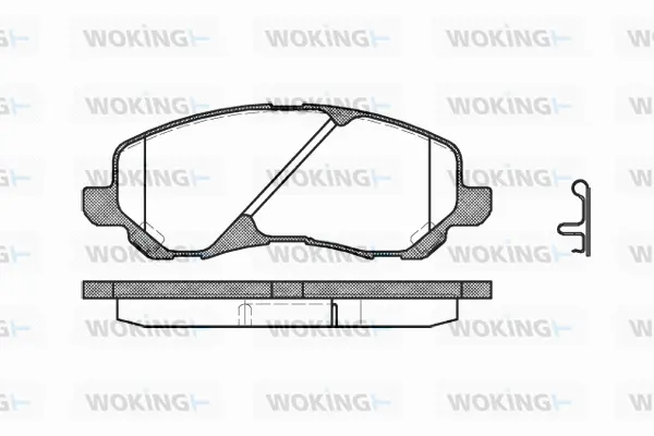 Brake Pad Set, disc brake (P9043.02)
