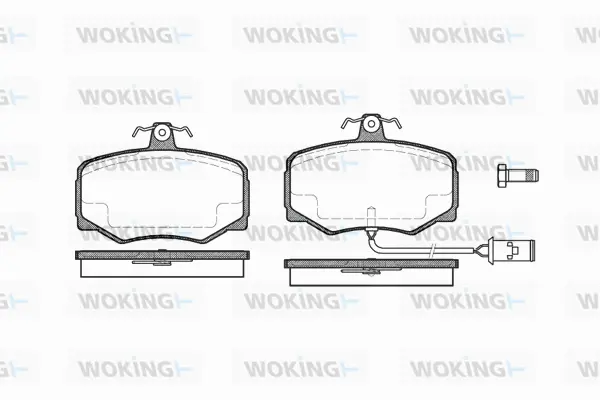 Brake Pad Set, disc brake (P3463.02)
