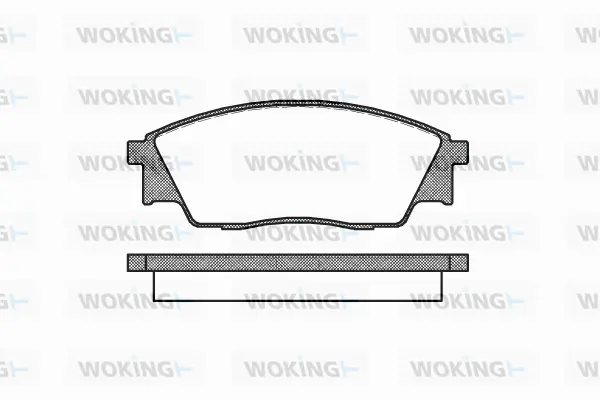 Brake Pad Set, disc brake (P2073.00)