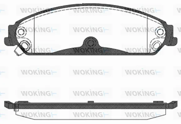 Brake Pad Set, disc brake (P10283.04)