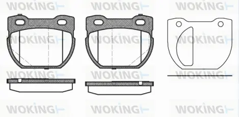 Brake Pad Set, disc brake (P4843.20)