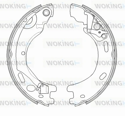 Brake Shoe, parking brake (Z4520.00)