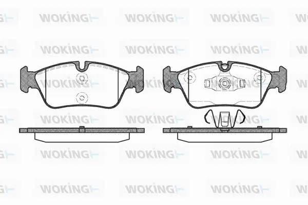 Brake Pad Set, disc brake (P2843.60)