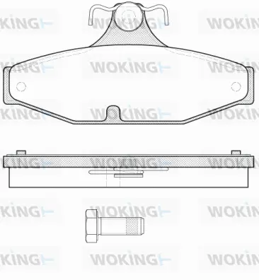 Brake Pad Set, disc brake (P2353.10)