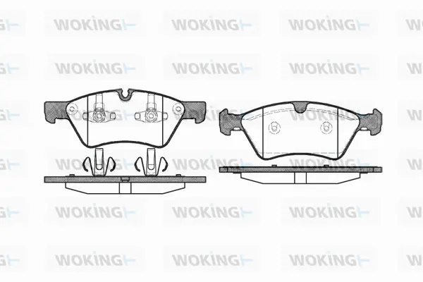 Brake Pad Set, disc brake (P10793.00)