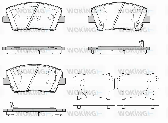 Brake Pad Set, disc brake (P19113.02)