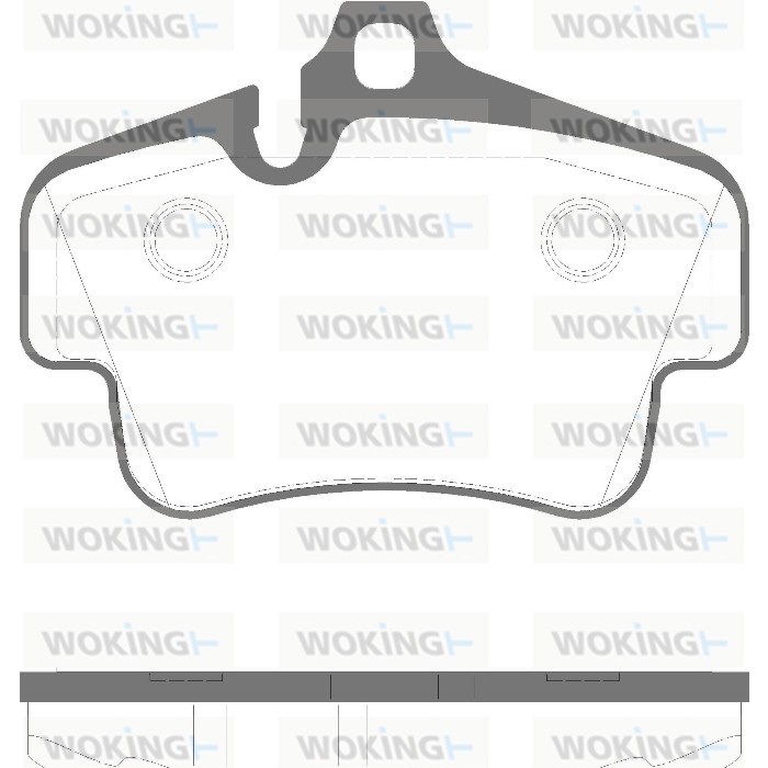 Brake Pad Set, disc brake (P6733.40)