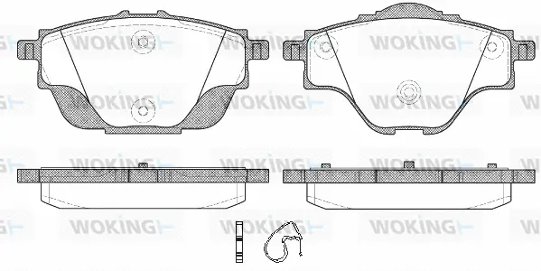 Brake Pad Set, disc brake (P14573.00)