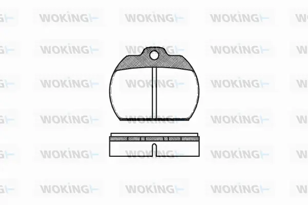 Brake Pad Set, disc brake (P1823.00)
