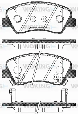 Brake Pad Set, disc brake (P15883.02)