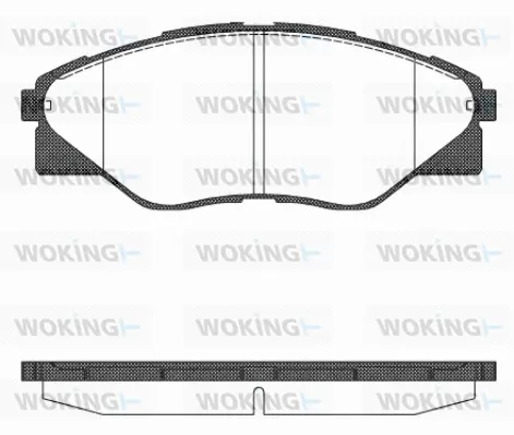 Brake Pad Set, disc brake (P15663.00)
