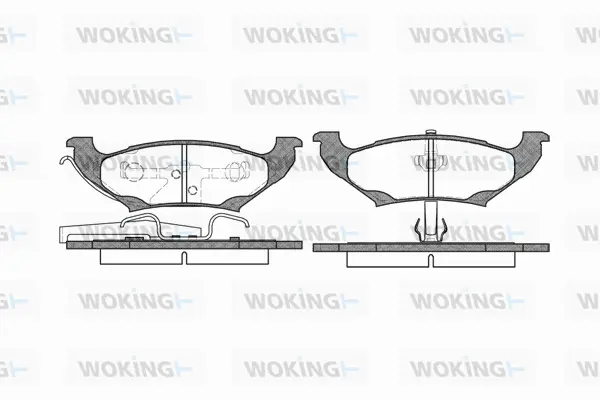 Brake Pad Set, disc brake (P7903.10)