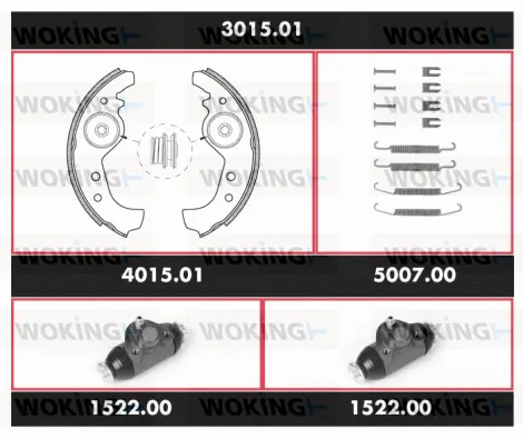 Brake Kit, drum brake (3015.01)