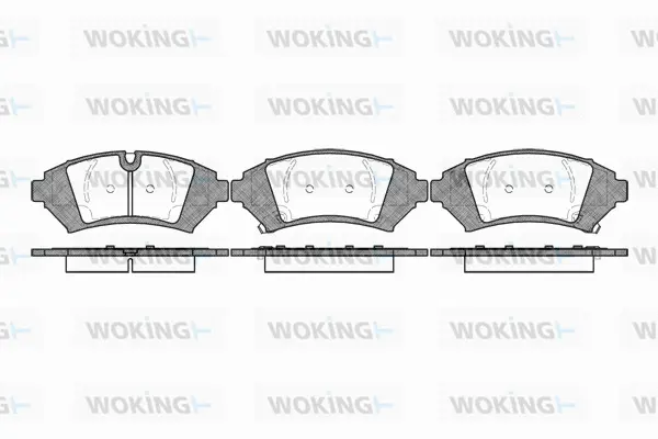 Brake Pad Set, disc brake (P7413.12)