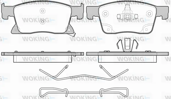 Brake Pad Set, disc brake (P17793.02)