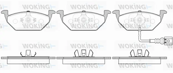 Brake Pad Set, disc brake (P7333.41)