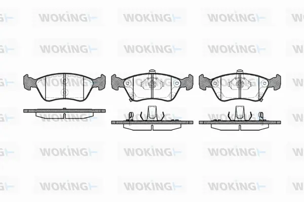 Brake Pad Set, disc brake (P7763.02)