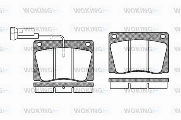 Brake Pad Set, disc brake (P1373.02)