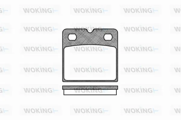 Brake Pad Set, disc brake (P11673.00)