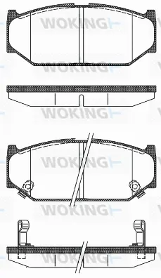 Brake Pad Set, disc brake (P12813.12)