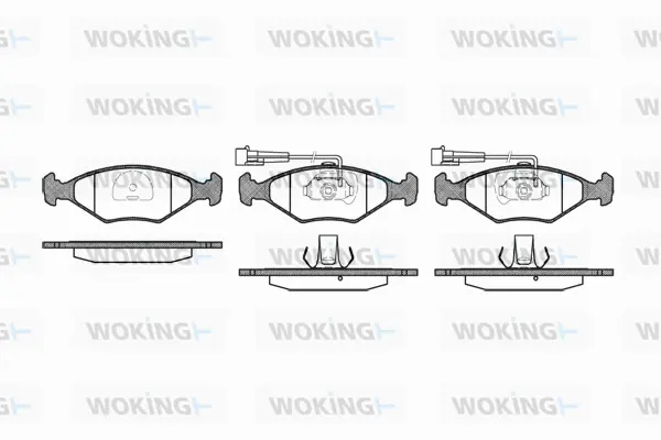 Brake Pad Set, disc brake (P3813.42)