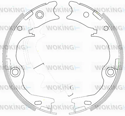Brake Shoe, parking brake (Z4252.00)