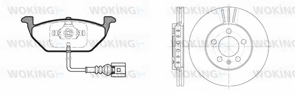 Brake Kit, disc brake (87333.10)