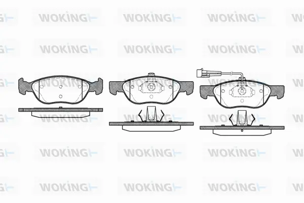 Brake Pad Set, disc brake (P4873.11)